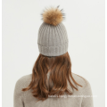 Pure Cashmere Beaded Beanie